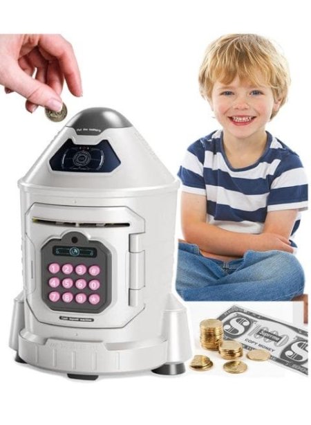 حصالة سفينة الفضاء الذكية للأطفال